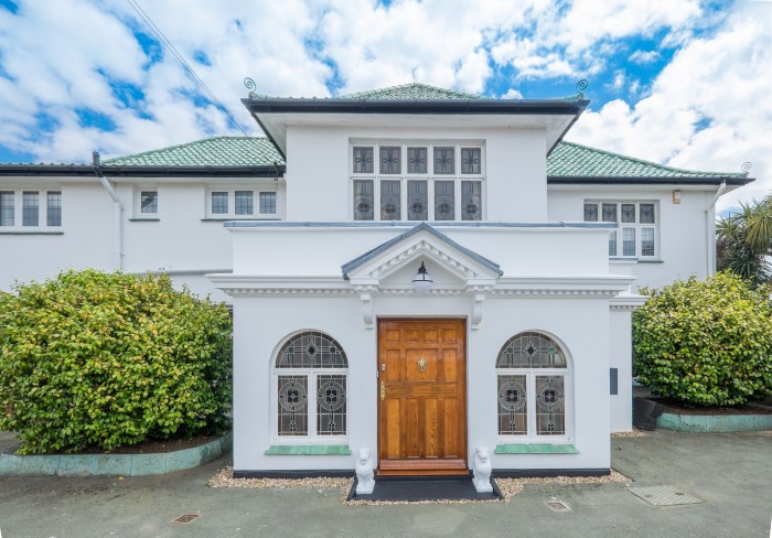 Front door Art Deco House UK