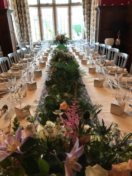 Large Dining Table set for 20